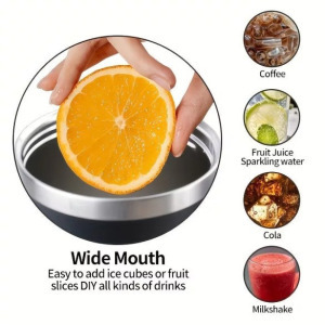 Duplafalú rozsdamentes acél vizespalack, 1l rózsaszín