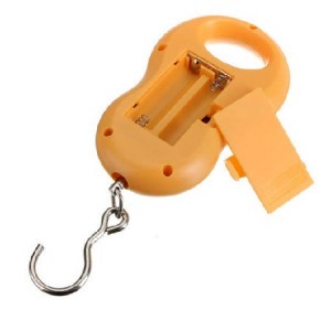 Digitális horgász-, poggyász mérleg 50 kg - Sárga - MS-288