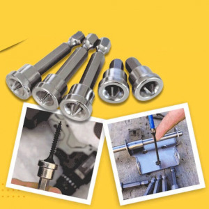 Mágneses csavar rögzítő, mágneses bitfej (5 db) 25 mm