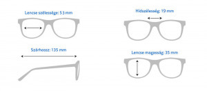 Multifokális szemüveg +2.5