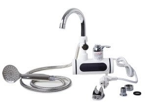 LCD elektromos átfolyós vízmelegítő