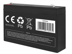 Karbantartást nem igénylő SLA gél akkumulátor 6V 7,2Ah