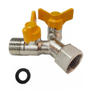 Sárgaréz 1/2 hüvelykes Y adagolószelep