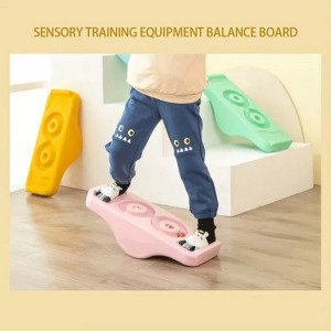 Egyensúlytábla, egyszemélyes libikóka kék - műanyag