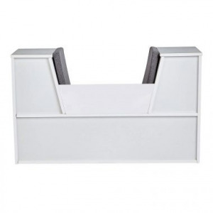 Tárolópolc ülőhellyel párnával