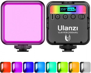 Állványra erősíthető fotós rgb led lámpa