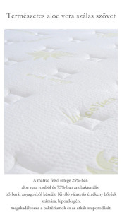 Prime Sleep 90x200x25cm táskarugós matrac, memóriahab aloe vera huzattal