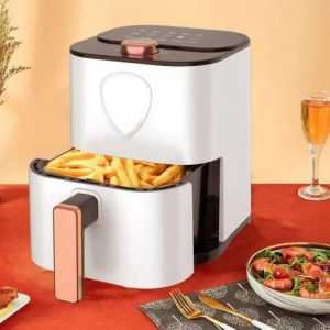 5 literes Airfryer olaj nélküli fritőz - fehér