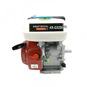 MW-GX200 Kraftroyal univerzális benzinmotor, 4 ütemű, léghűtéses, kézi indítású, 7,5 LE, 5 kW