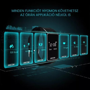 Okosóra és vezeték nélküli fülhallgató egyben (Jakcom B3) fekete
