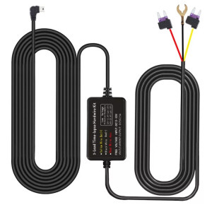 Autós kameratöltő, biztosíték táblába köthető, 3.2 méter, 5V/2.5A, Mini USB Autós kameratöltő, biztosíték táblába köthető, 3.2 méter, 5V/2.5A, Mini USB