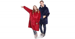 Huggle Hoodie - nagymérető pihe puha takaró és pulóver egyben