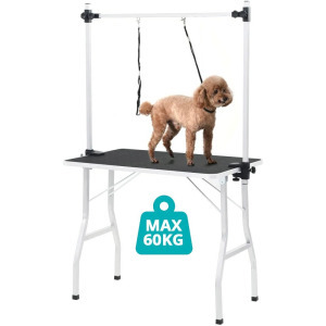 Kisállat-kozmetikai asztal két kikötőkarral