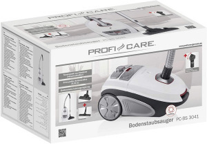 ProfiCare PC-BS 3041 Porzsákos Porszívó, 600W, fehér