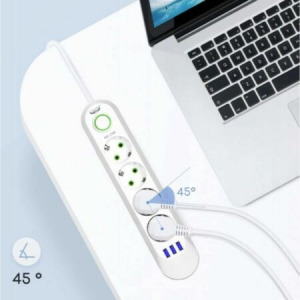 5-ös elosztó 3 USB csatlakozóval fehér - F-05U