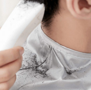 Hajvágó kendő, borotválkozó kendő, szőrfogó kendő