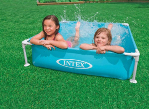 Intex fémvázas gyerekmedence (122x122x30 cm)