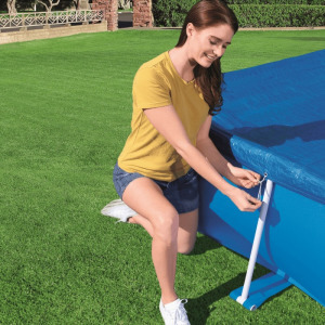 Bestway medence takaró fólia 259 x 170 cm - fémvázas szögletes medencéhez