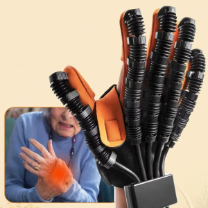 Rehabilitációs robotkesztyű -bal és jobb kézre, fejlett ujjtréning, bionikus mozgástámogatás - S