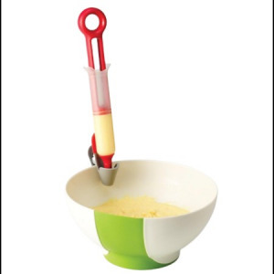 Tésztaadagoló és sütemény díszítő toll, 3 cserélhető fejjel - MS-700