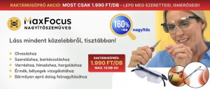 Max Focus, nagyítós szemüveg