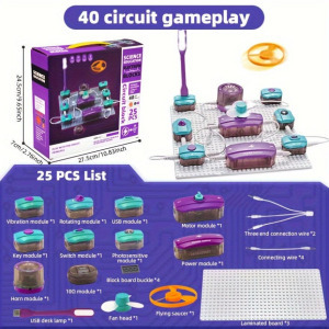 25db Elektronikus áramkör építő készlet