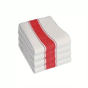 4 db nagy nedvszívóképességű nem szőtt konyharuha red 4-pack