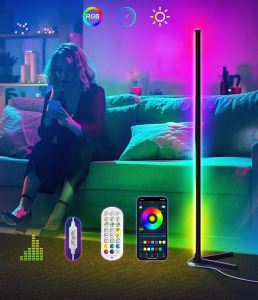 Applikáció vezérelt sarok állólámpa bluetooth