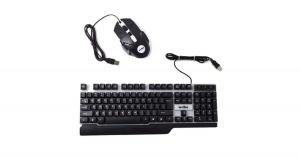 Rgb vezetékes gamer billentyűzet és egér