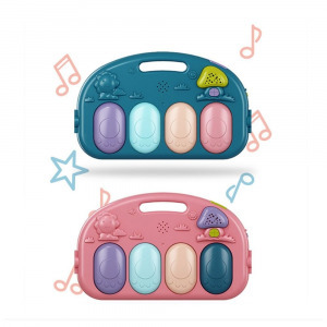 Zongorás játszószőnyeg, kék