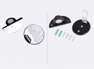 Elegáns mágneses ajtóütköző -szürke (ezüst)