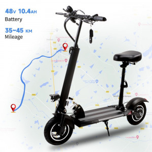 BigSpeed elektromos roller 45km/h összecsukható, levehető nyereggel, index 35-45km