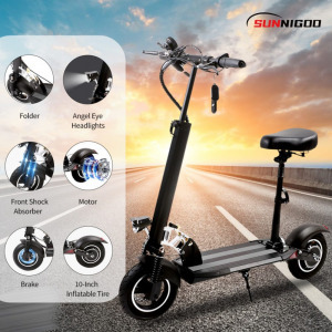 BigSpeed elektromos roller 45km/h összecsukható, levehető nyereggel, index 35-45km