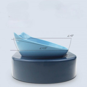 Etető és automata itató tál kis kedvenceknek - zöld