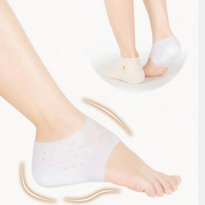 Szilikonos sarokemelő párna, sarokemelő 3 cm-es fehér