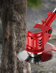 PureCut akkumulátoros fűkasza 24V 2db 10000 mAh akkumulátorral