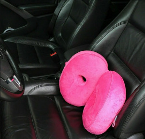 Ülőpárna, derékpárna, tartásjavító párna, rózsaszín