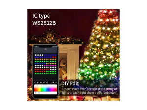 Bluetooth Dreamcolor LED fényfüzér - Karácsonyi és Party dekoráció - 10 méter 247