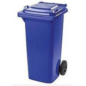 Szeméttároló 120L szürke kerekes