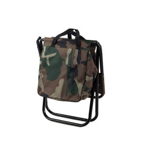 Összecsukható horgász-/kempingszék táskával gyerekeknek - terepmintás