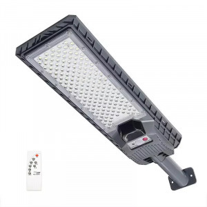 Nagy fényerejű, napelemes, mozgásérzékelős, utcai LED lámpa, 1 paneles