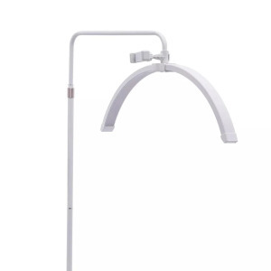 Moon, félhold alakú kozmetikai állólámpa, fehér