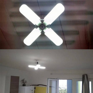 60W négyágú E27 led lámpa / ventilátor formájú energiatakarékos fényforrás