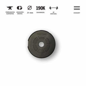 GazoFitness kézi súlyzó 2x 8,5 kg (össz: 17kg) menetes súlyzórúddal