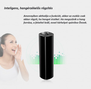 JNN Profi Diktafon VOX - 15 napos készenléti idővel 16GB