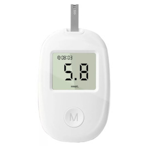 Glükométer készlet, vércukorszintmérő, 50 teszt, 50 tű, ujjbegyszúró toll