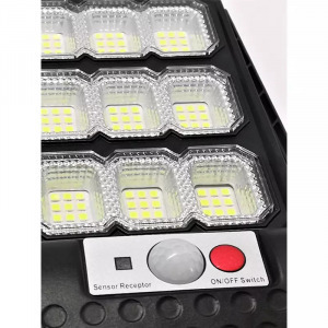 Napelemes LED lámpa mozgásérzékelővel 100W