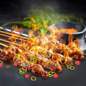 5 darab tapadásmentes BBQ teflon grill sütőlap