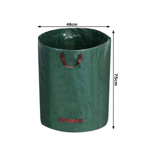 Összecsukható kerti hulladékgyűjtő táska, 120 literes - zöld