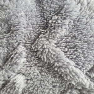 Luxus 2 rétegű ágytakaró/pléd 200x230cm - szürke - MS-952